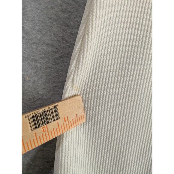 Jerell of Texas Knit Dress Women's XS White Rib Knit Vintage Y2k 70's Mini Dress - Picture 7 of 12